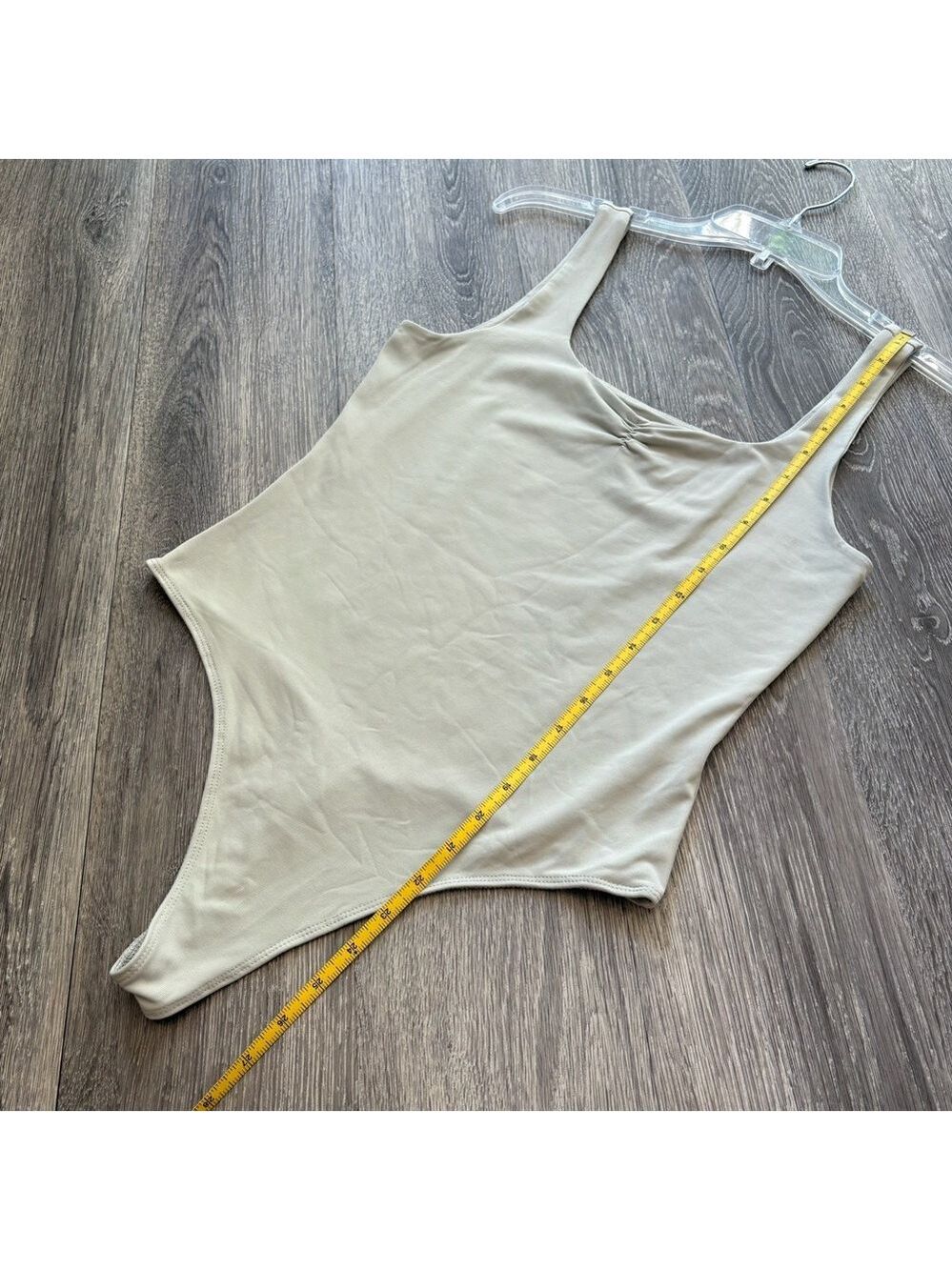 House of Harlow 1960 Gray Sleeveless Bodysuit Size L - Picture 5 of 6
